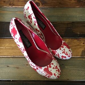 Funtasma Blood Splatter high heels Bloody-12